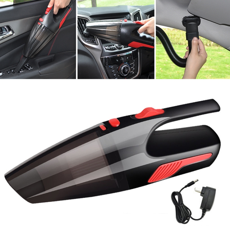 

Car / Household Wireless Portable 120W Handheld Powerful Vacuum Cleaner without LED Light EU Plug(Black)