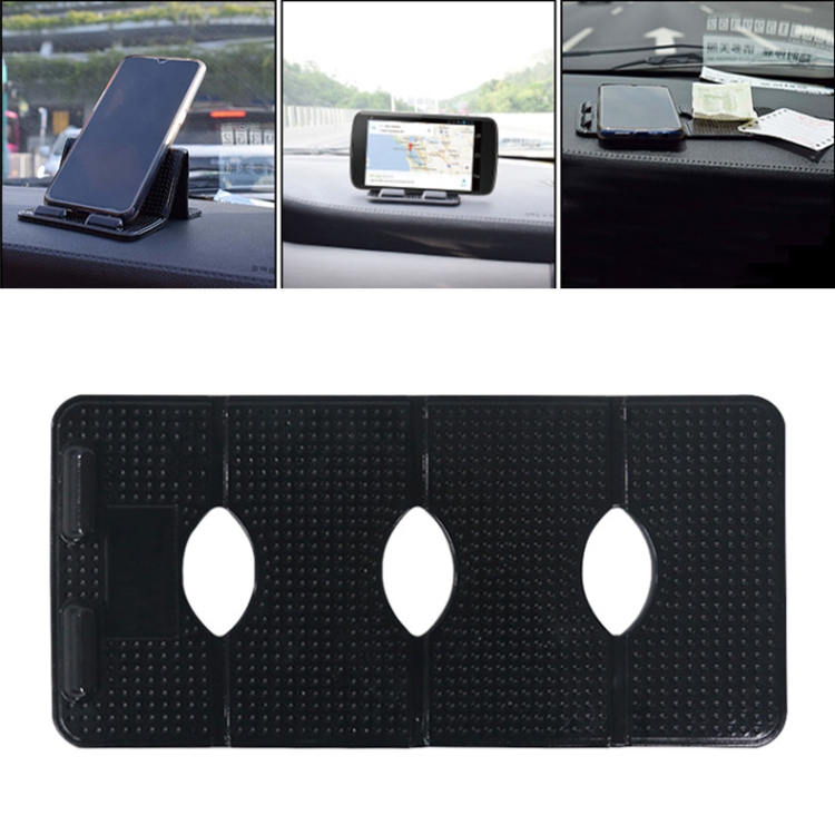 

Multifunctional Car High Temperature Resistant Folding Stand Anti-Slip Pad Phone Shelf