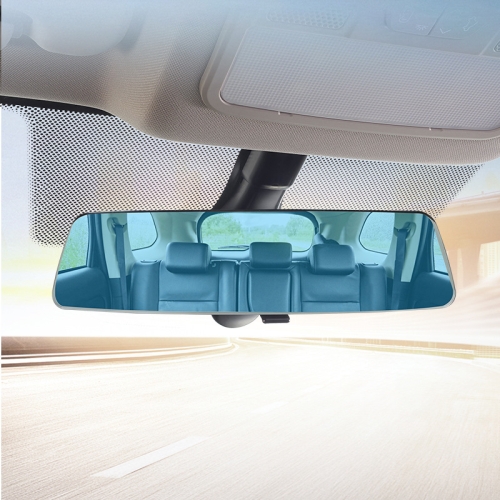 

3R-2161 Car HD Curved 2.5D Full Screen Interior Rear View Mirror Adjustable Anti-glare Blue Mirror, Size:28x7.2cm