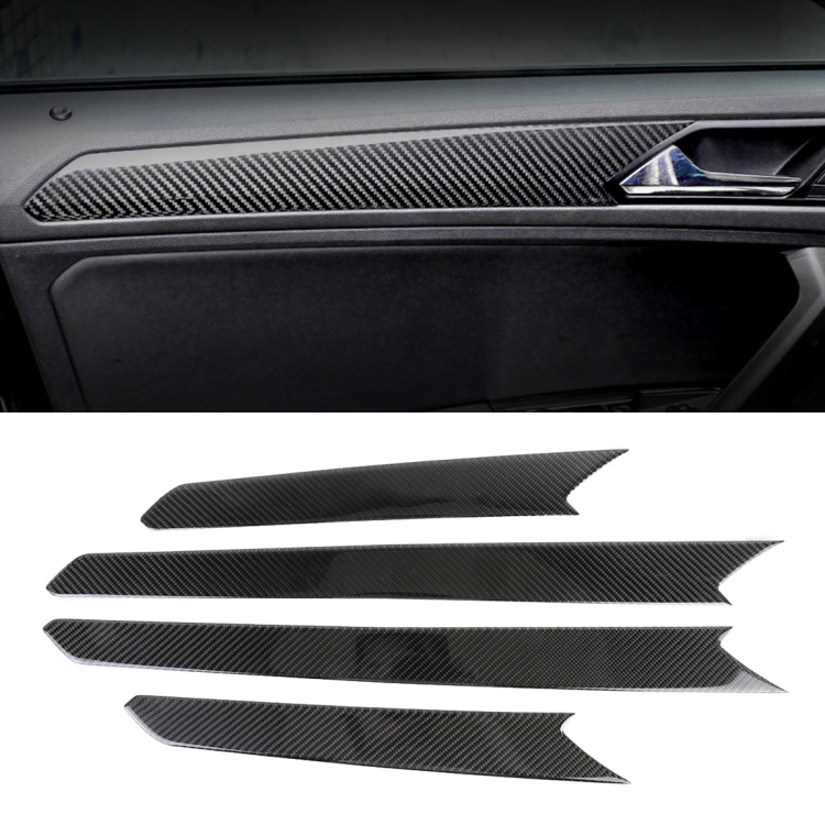 

Car Carbon Fiber Door Panel Decorative Sticker for Volkswagen Tiguan L