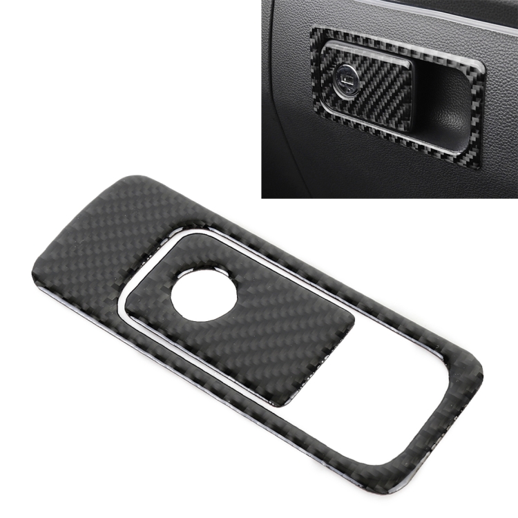 

Car Carbon Fiber Front Passenger Seat Storage Handle Decorative Sticker for Volkswagen Tiguan L