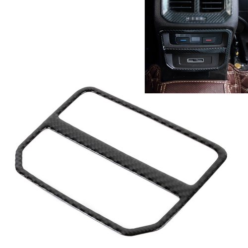 

Car Carbon Fiber Rear Air Outlet Frame Decorative Sticker for Volkswagen Tiguan L