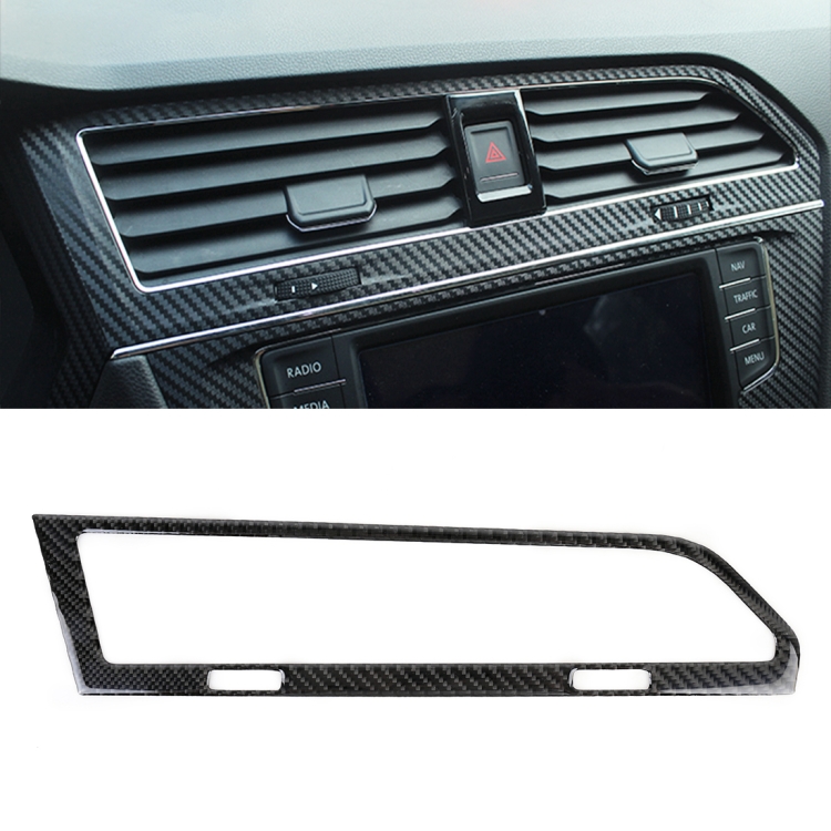 

Car Carbon Fiber Central Control Air Outlet Frame Decorative Sticker for Volkswagen Tiguan L