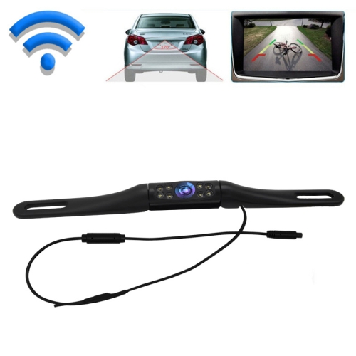 

License Plate Frame WiFi Wireless Car Reversing Rear View Wide-angle Starlight Night Vision Camera