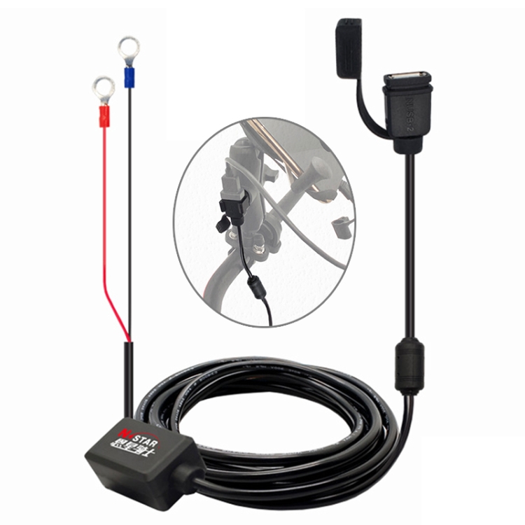 Quick Charging Waterproof Motorcycle USB Phone Charger Adapter, Cable Length: 2.27m
Quick Charging Waterproof Motorcycle USB Phone Charger Adapter, Cable Length: 2.27m