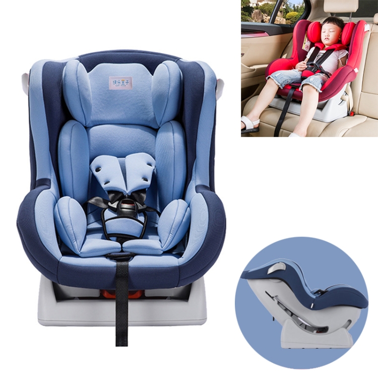 

Car Forward and Reverse Installation Children Safety Sit and Lie Down Seat Seat Belt Fixing (Blue)