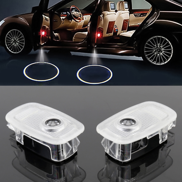 

2 PCS DC12V 2W Car Door Logo Light Brand Shadow Lights Courtesy Lamp for Brabus S Class 2011-2013
