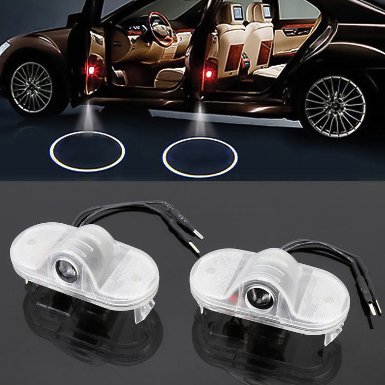 

2 PCS DC12V 2W Car Door Logo Light Brand Shadow Lights Courtesy Lamp for Ford Mondeo 2007-2013