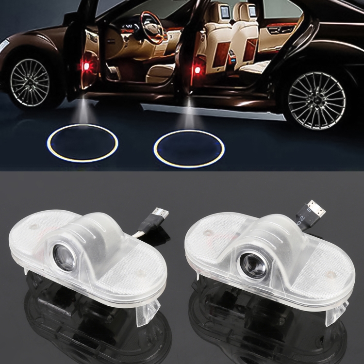 

2 PCS DC12V 2W Car Door Logo Light Brand Shadow Lights Courtesy Lamp for Skoda Octavia 2007-2015
