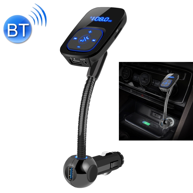 

BT006 Dual USB Charging Bluetooth MP3 Player Car Kit, Support Hands-Free Call & TF Card & U Disk