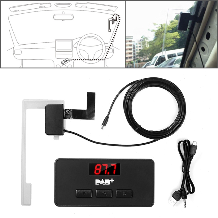 

BT001 Car DAB European Digital Radio Bluetooth MP3 Player FM Transmitter