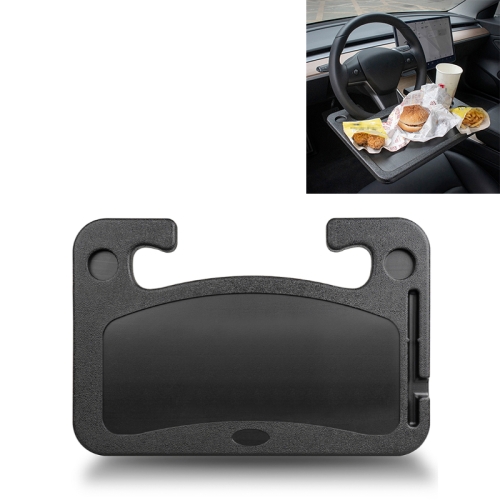 

Car Portable Desk Steering Wheel Multi-use Tray Stand Car Food Eating Table with Pen Slot for Tesla Model 3 / S / X / Y