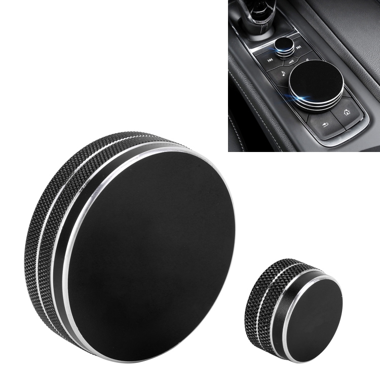 

2 PCS Car Metal Central Control Knob Case for Cadillac (Black)