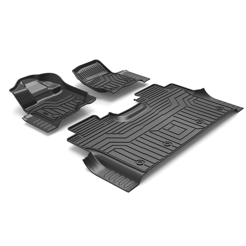 

[US Warehouse] 3D TPE All Weather Car Floor Mats Liners for Ford F150 SuperCrew XLT 2015-2020 (1st & 2nd Rows)