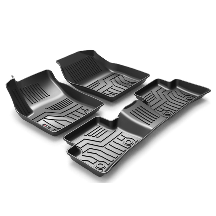 

[US Warehouse] 3D TPE All Weather Car Floor Mats Liners for Toyota CHR 2017-2020(1st & 2nd Rows)