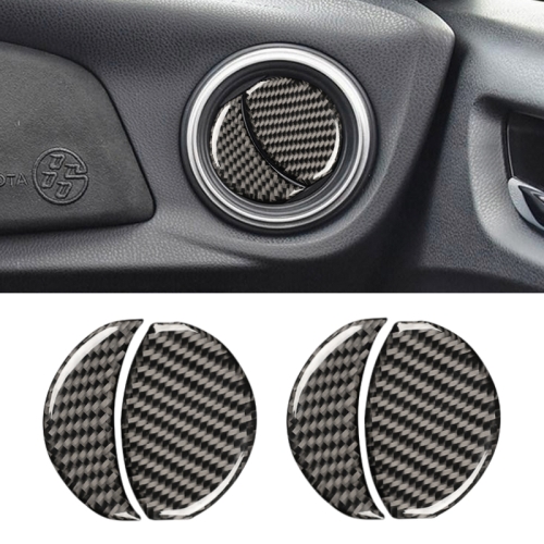 

Car Carbon Fiber Central Control Air Outlet Decorative Sticker for Subaru BRZ / Toyota 86 2013-2020, Left and Right Drive Universal(Black)