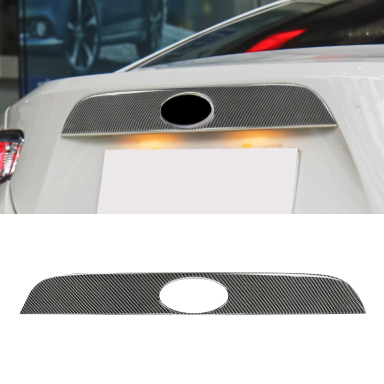 

Car Carbon Fiber Rear Logo Decorative Strip for Subaru BRZ / Toyota 86 2013-2020, Left and Right Drive Universal(Black)