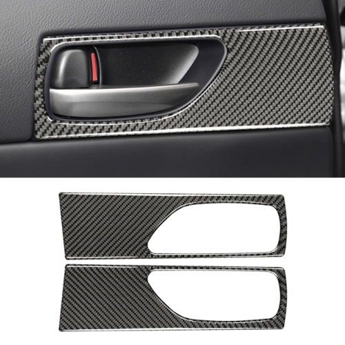 

Car Carbon Fiber Rear Door Handle Decorative Sticker for Lexus IS250 2013-, Left Drive