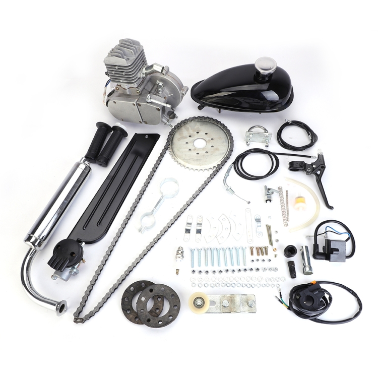 

[US Warehouse] 80cc 2-stroke High Power Engine Bicycle Motor Kit for 24 inch / 26 inch / 28 inch Motorcycles(Silver)
