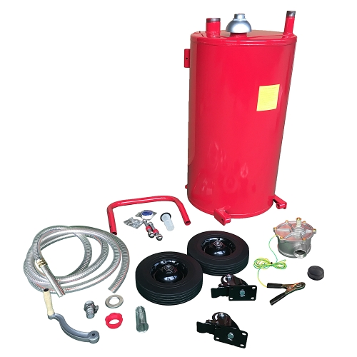 

[US Warehouse] 35 Gallon Steel Fuel Storage Tank Hand-operated Gasoline Pump