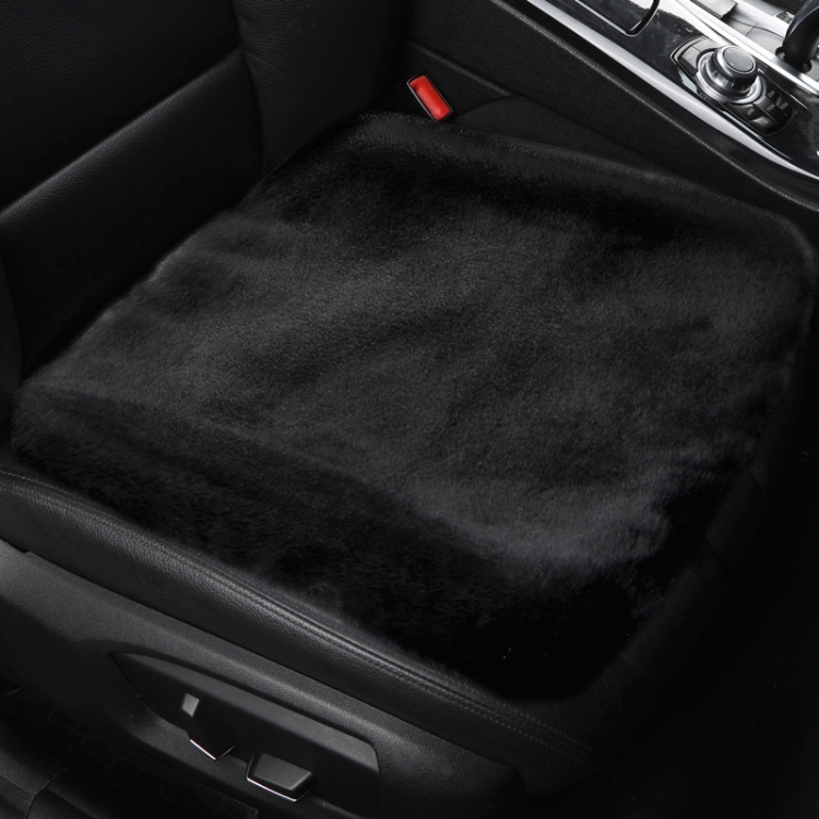 

Car Winter Plush Seat Heater Cushion Warmer Cover Warm Mat (Black)