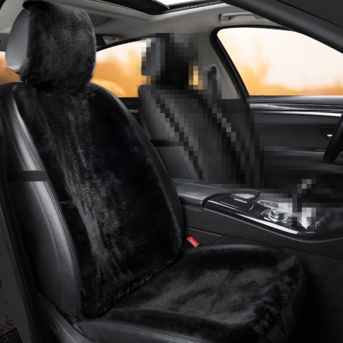 

Car Winter Plush Front Seat Cushion (Black)