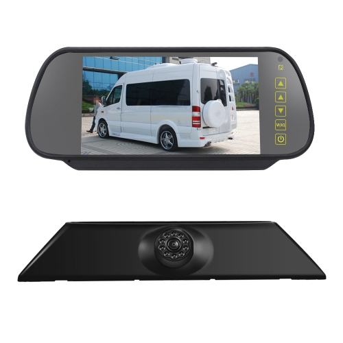 

PZ474 Car Waterproof 170 Degree Brake Light View Camera + 7 inch Rearview Monitor for Iveco Daily 4 Gen