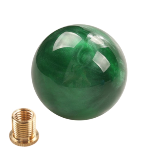 

Car Manual Shifter Gear Shift Knob with Adapter M10 x 1.25 (Dark Green)