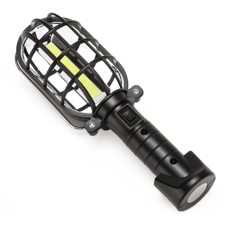 

Car Work Maintenance Lamp Inspection Light Grid Outdoor Camping Lamp (Black)