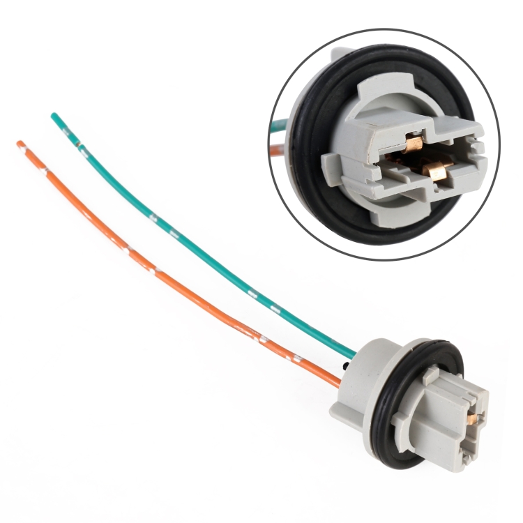 

2 PCS 7440B Bulb Holder Base Female Socket with Cable