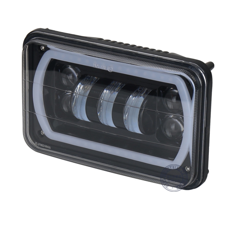 

5 inch 30W DC 10-30V 7200LM IP67 Car LED Turn Signal / Headlight, with Angel Eyes