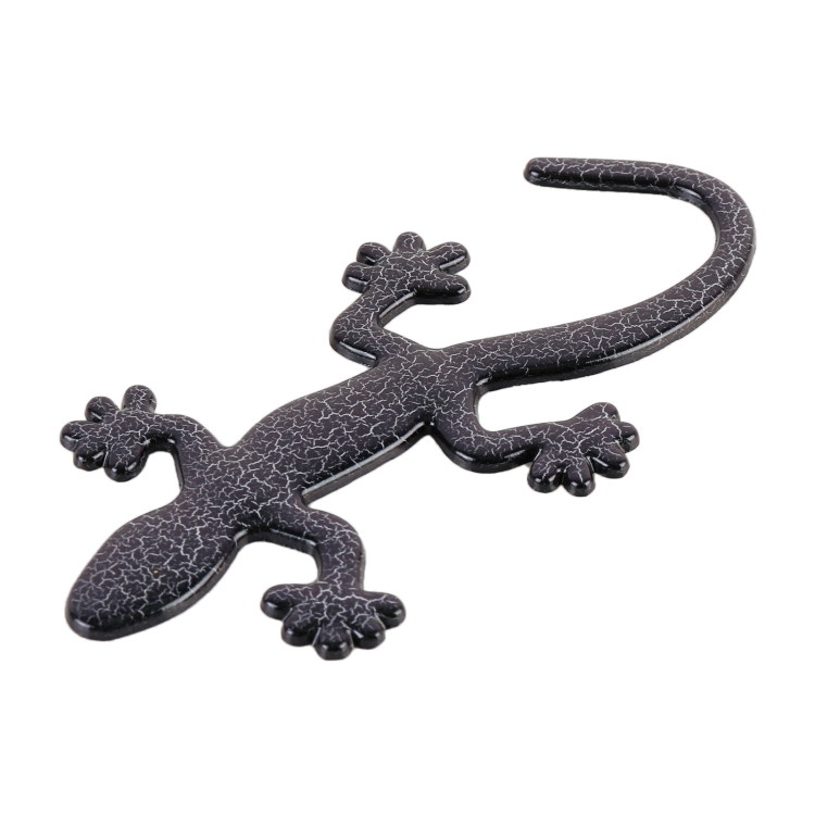 

Gecko Shape Metal Car Decorative Sticker (Black)