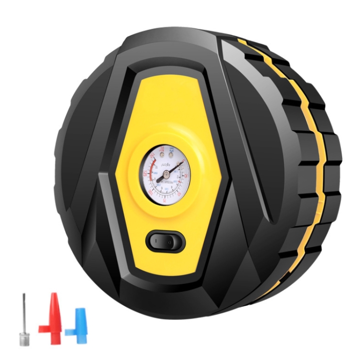 

DC12V 120W Portable Multifunctional Round Car Air Pump with Pointer