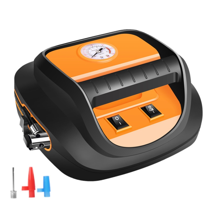 

DC12V 120W 22-cylinder Portable Multifunctional Car Air Pump with LED Lamp, Style: Mechanical Watch