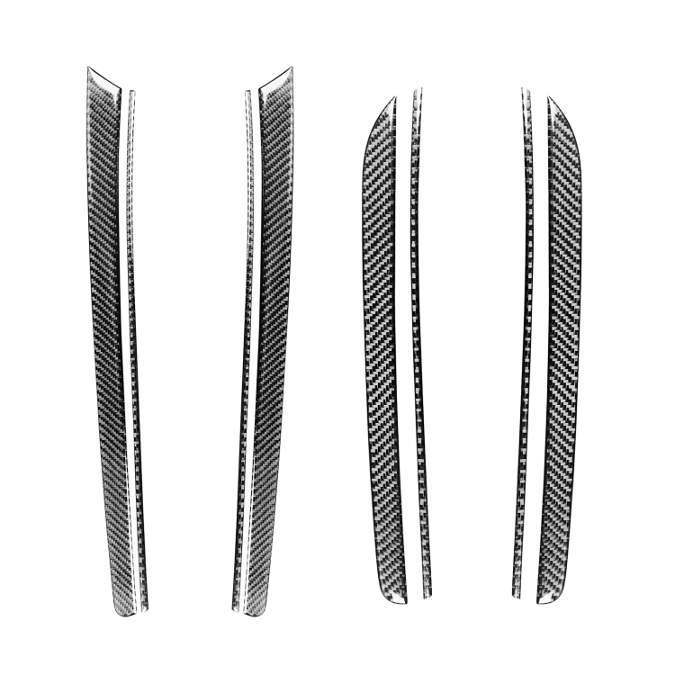 

8 in 1 Car Carbon Fiber Door Panel Decorative Sticker for Audi A5 Hard Top 2008-, Left and Right Drive Universal