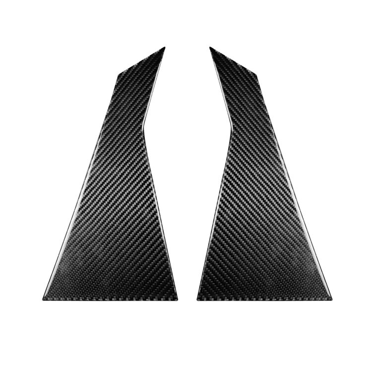 

2 PCS Car Carbon Fiber Rear A Pillar Decorative Sticker for Infiniti FX 2009-2013/QX70 2014-, Left and Right Drive Universal