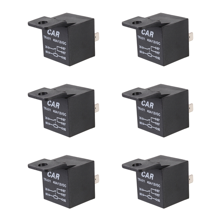 

6 PCS TR-011 40A 4P Car Relay