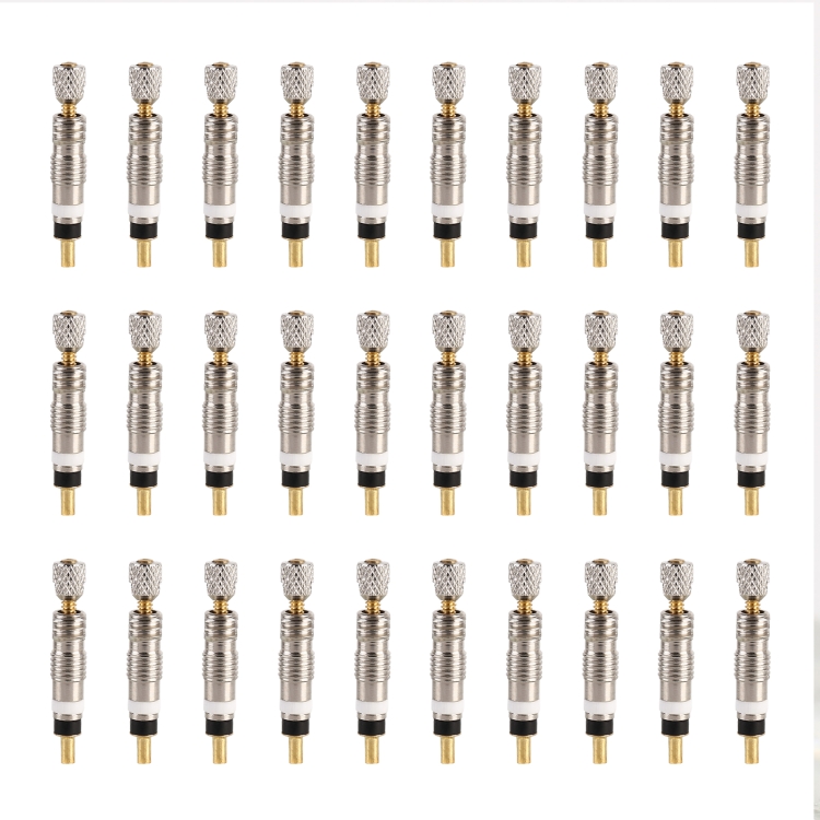 

30 PCS VT-002 Bicycle Detachable French Valve Core Style: Reticulated
