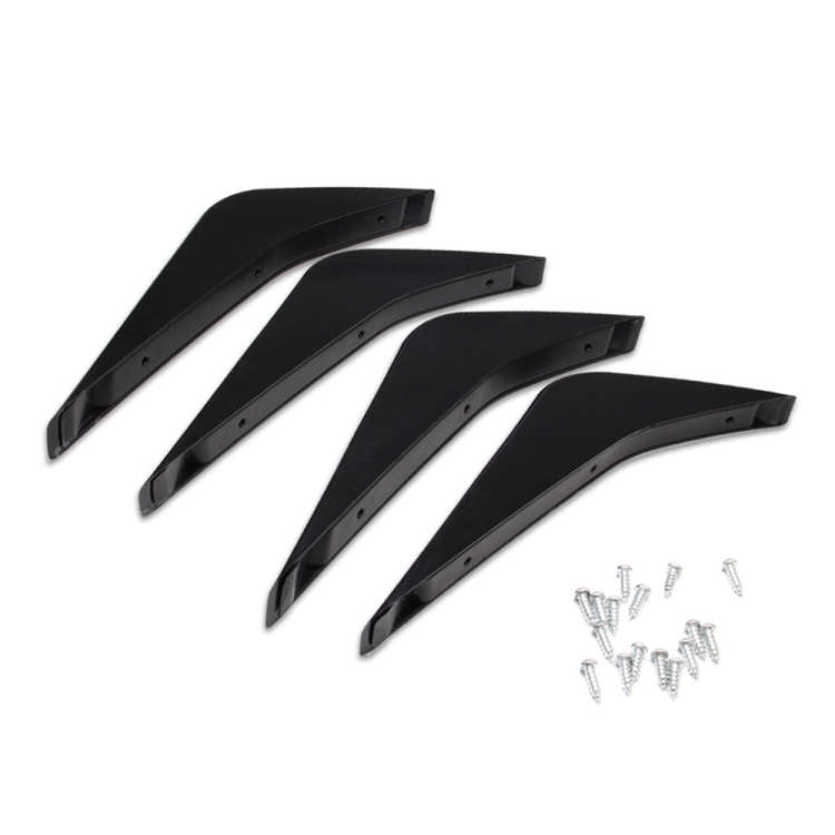 

4 PCS Car Modified ABS Rear Wing Side Spoiler Lip for Chevrolet Corvette