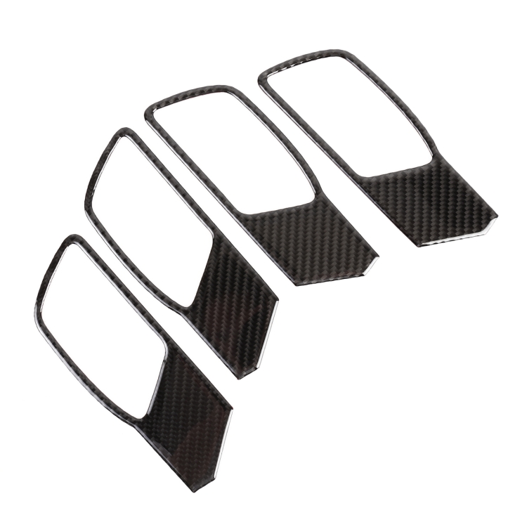 

4 in 1 Car Carbon Fiber Door Inner Handle Decorative Sticker for WEY TANK 300