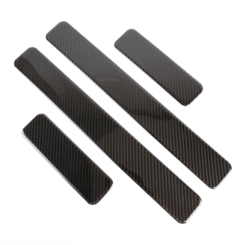 

4 in 1 Car Carbon Fiber Welcome Pedal Panel Decorative Sticker for WEY TANK 300