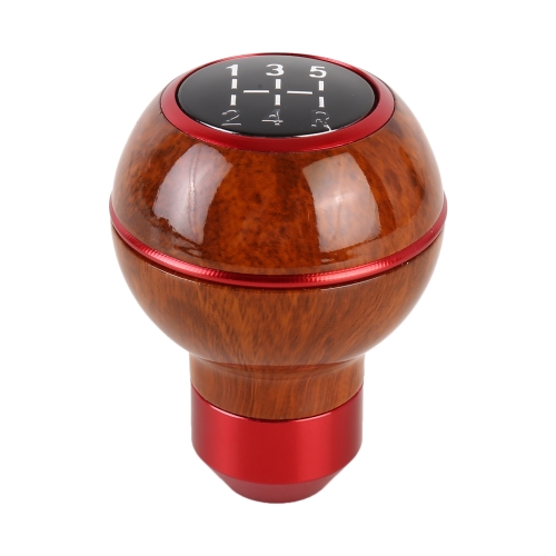 

Car Shift Handball Gear Lever Gear 6-stall Wood Texture Shift Knob