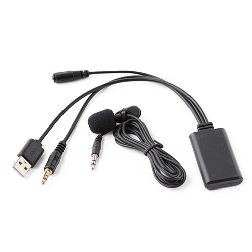 

Car AUX Music + MIC Bluetooth Phone Cable, Cable Length: 1.5m