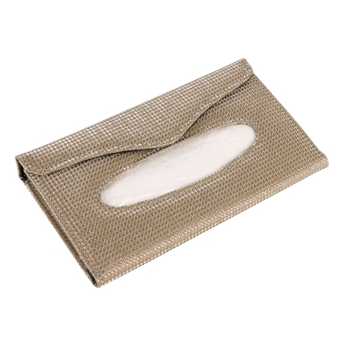 

Car Magnetic Buckle Imitation Diamond Tissue Bag (Gold)