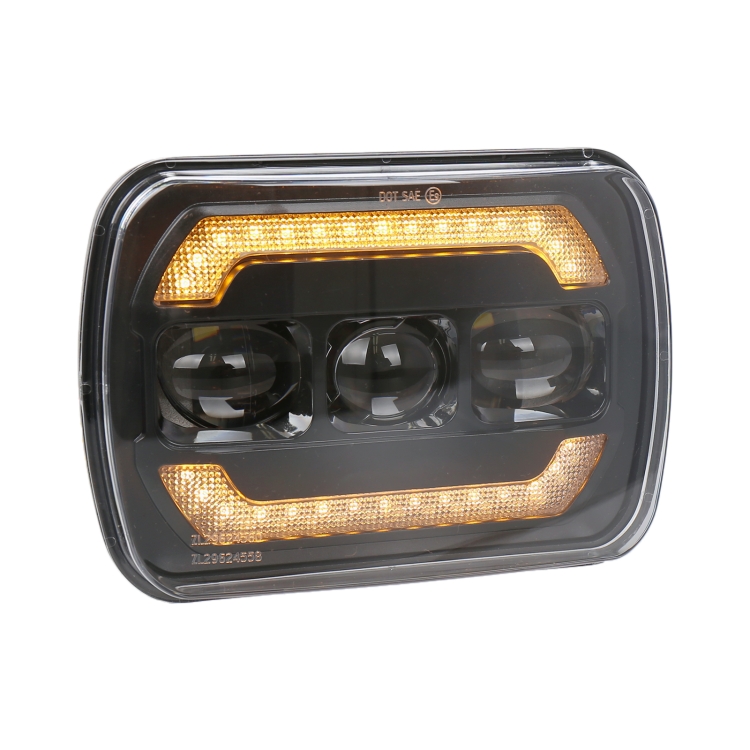 

2073S 1 Pair 7 inch Car Square Headlight Work Light