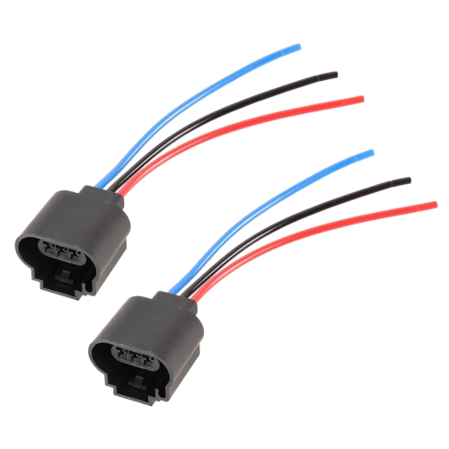 

1 Pair H3 Bulb Holder Base Female Socket with Cable