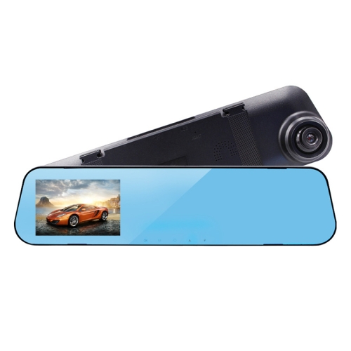 

4 inch Car Rearview Mirror Single Recording Driving Recorder DVR Support Motion Detection / Gravity Sensor