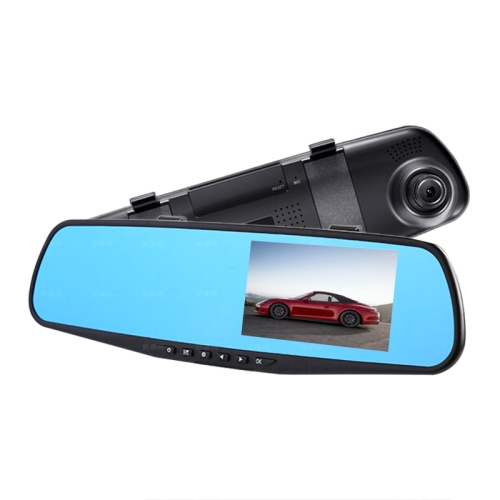 

4.5 inch Car Rearview Mirror HD 1080P Single Recording Driving Recorder DVR Support Motion Detection / Loop Recording
