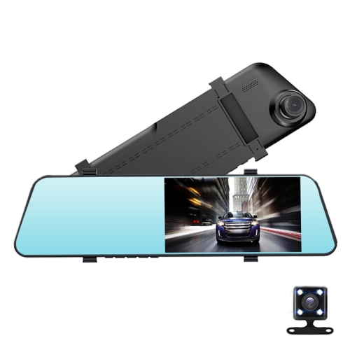 

5.5 inch Car Rearview Mirror HD 1080PStar Night Vision Double Recording Driving Recorder DVR Support Motion Detection / Loop Recording