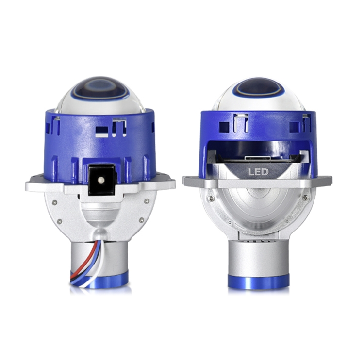 

1 Pair P40D 100W Car LED Laser Bifocal Lens Headlight Projector Lens Headlight for Left Driving